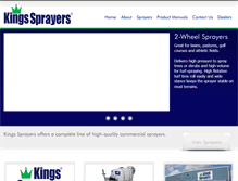 Tablet Screenshot of kingssprayers.com
